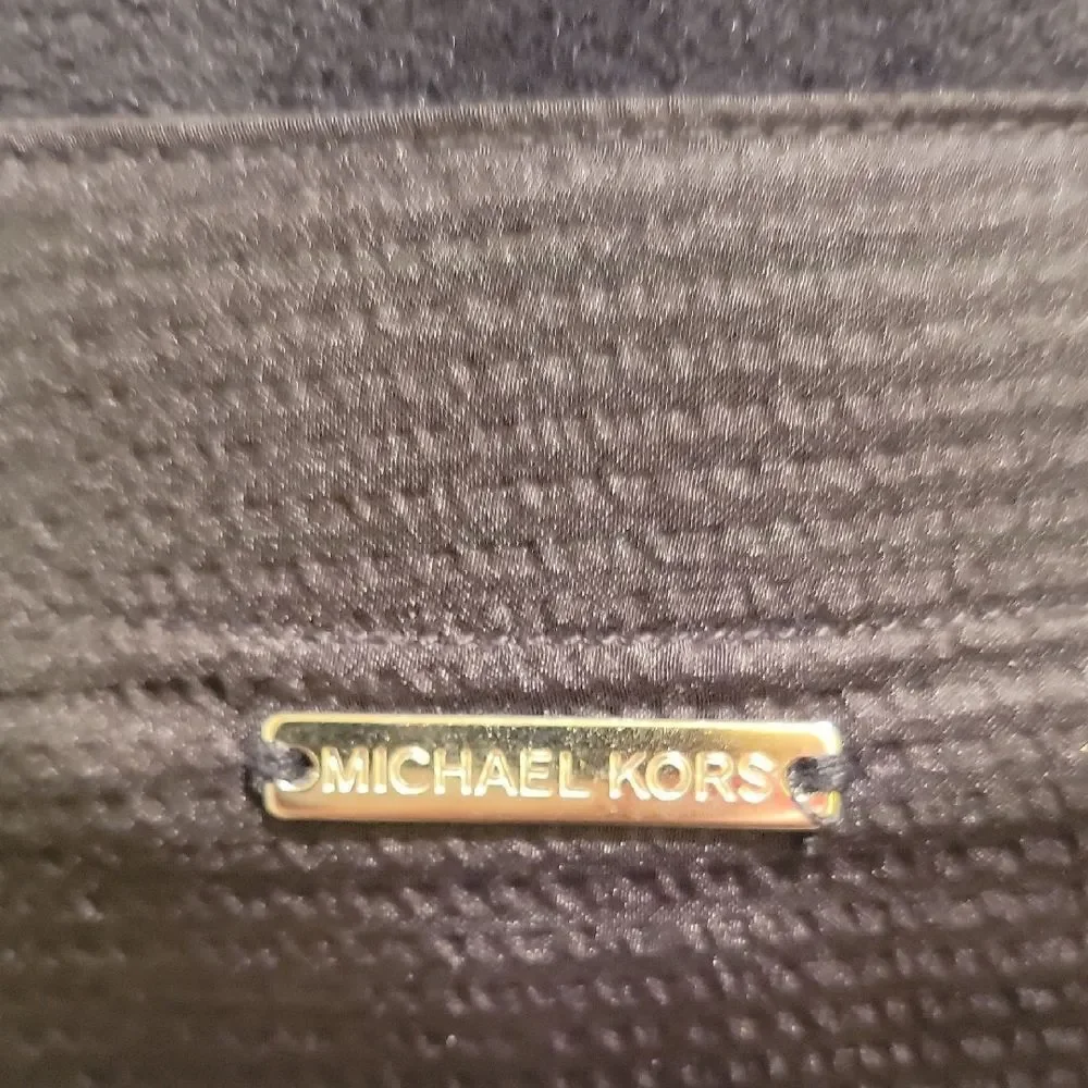 Michael Kors Black V-Neck Blouse